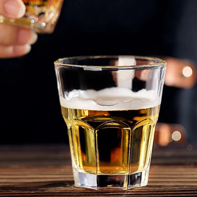 Набор винтажных прозрачных стаканов для вина 6 шт.