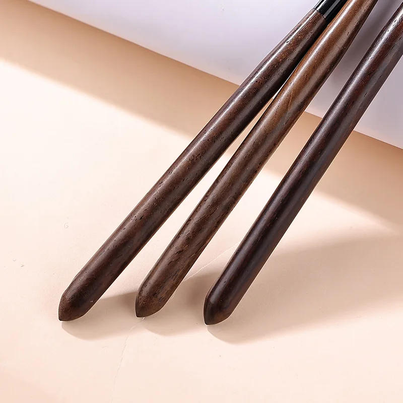 12 Style Wooden Handle Crystal UV Gel Nail Brush Acrylic Liner Carved Gradient Drawing Pen For Nails Manicure Tools |