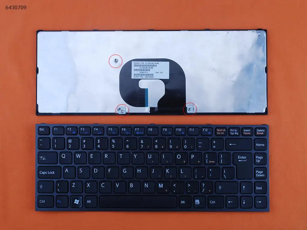 

UI Laptop Keyboard for SONY VPC-Y2 BLACK FRAME BLACK