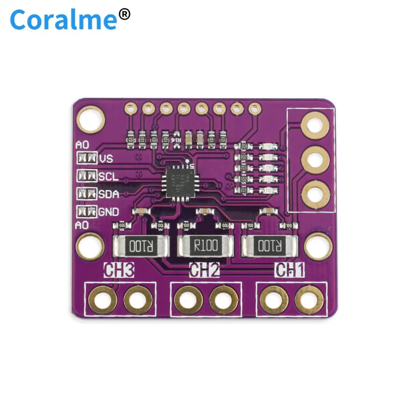 I2C SMBUS INA3221 трехканальный шунт тока питания монитор напряжения сенсорного модуля
