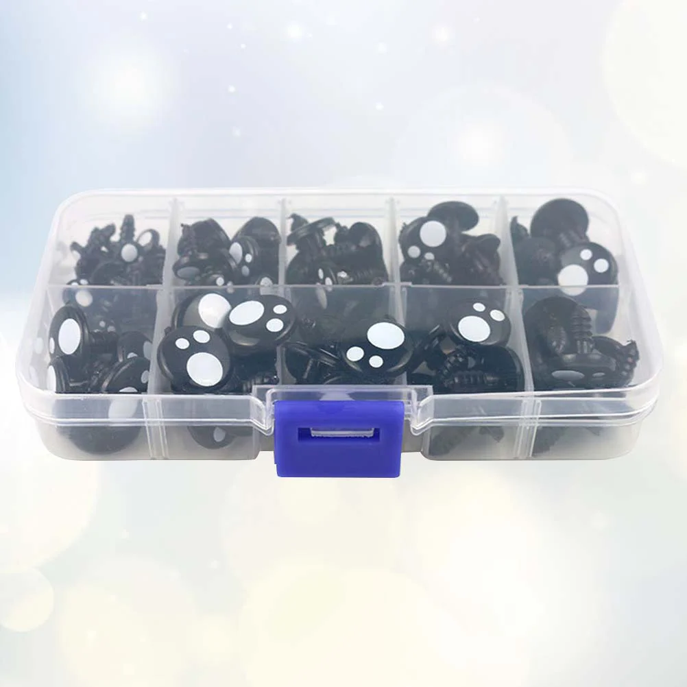 

Eyes Making Animal Nose Puppet Safety Stuffed Black Diy Buttons Plush Animals Craft Crafts Bottom Accessories Replacement Parts