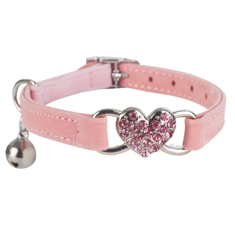 Ошейник для кошек безопасный эластичный регулируемый ошейник с подвеской в