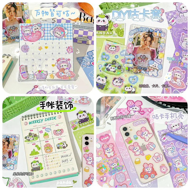 40 шт./партия декоративные наклейки в виде кошки собаки кролика