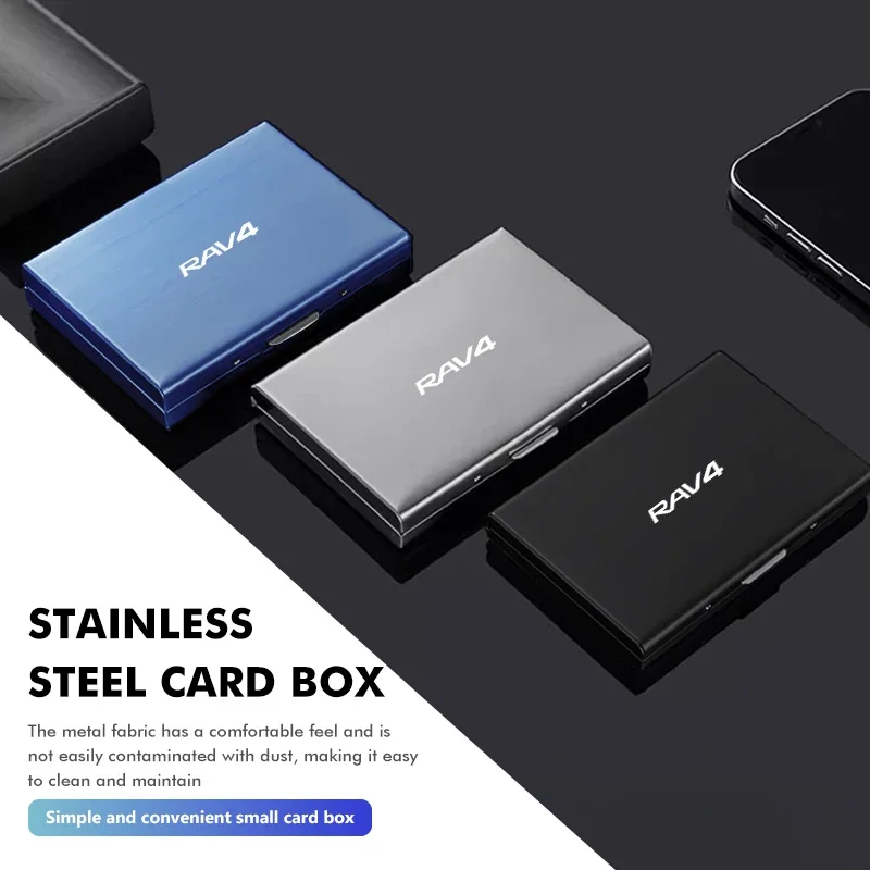 Автомобильный держатель для карт с логотипом из нержавеющей стали кредитный