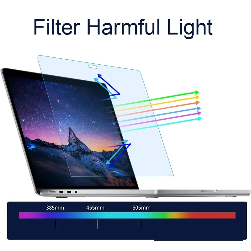 Фотообои для Macbook Air 15 M2 Pro 14 16 2023 11 12 13 дюймов с защитой от синего света