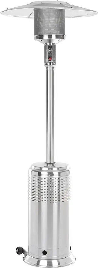 

Нагреватель для внутреннего дворика серии Fire Sense 61436 Pro с колесами, выход 50000 BTU, портативная электронная система зажигания