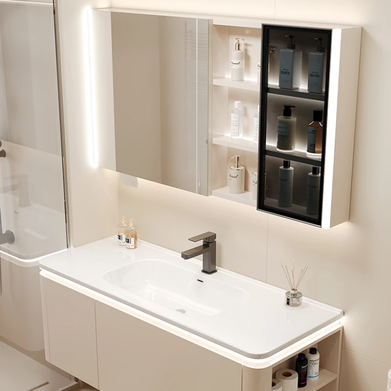 Шкаф на основании для раковины мебель туалета узкие полотенца закрытый ящик