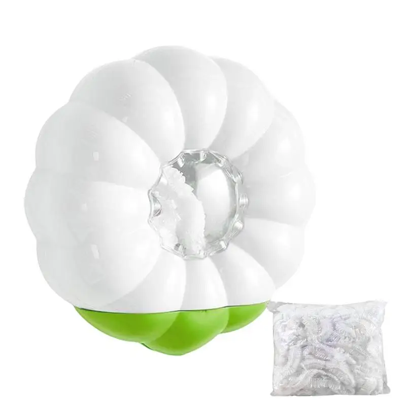 

Elastic Food Storage Covers 100PCS Stretchable Food Wrap Covers Punch-free Cling Film Sleeve Storage Box Wall-Mounted Wrap
