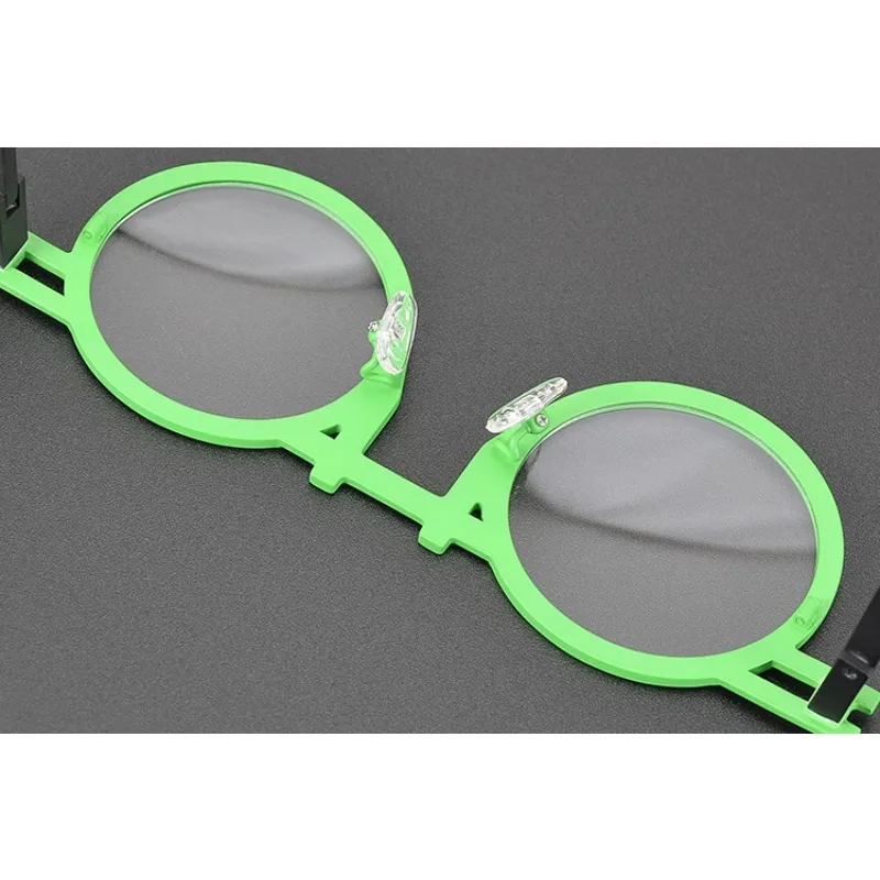 Новая цветная индивидуальная титановая круглая ретро модная мужская и женская