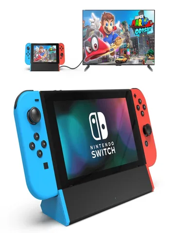 Портативная зарядная док-станция для Nintendo Switch 2 с адаптером HDMI 4K @ 120 Гц/портом типа C/USB для официального коммутатора 2