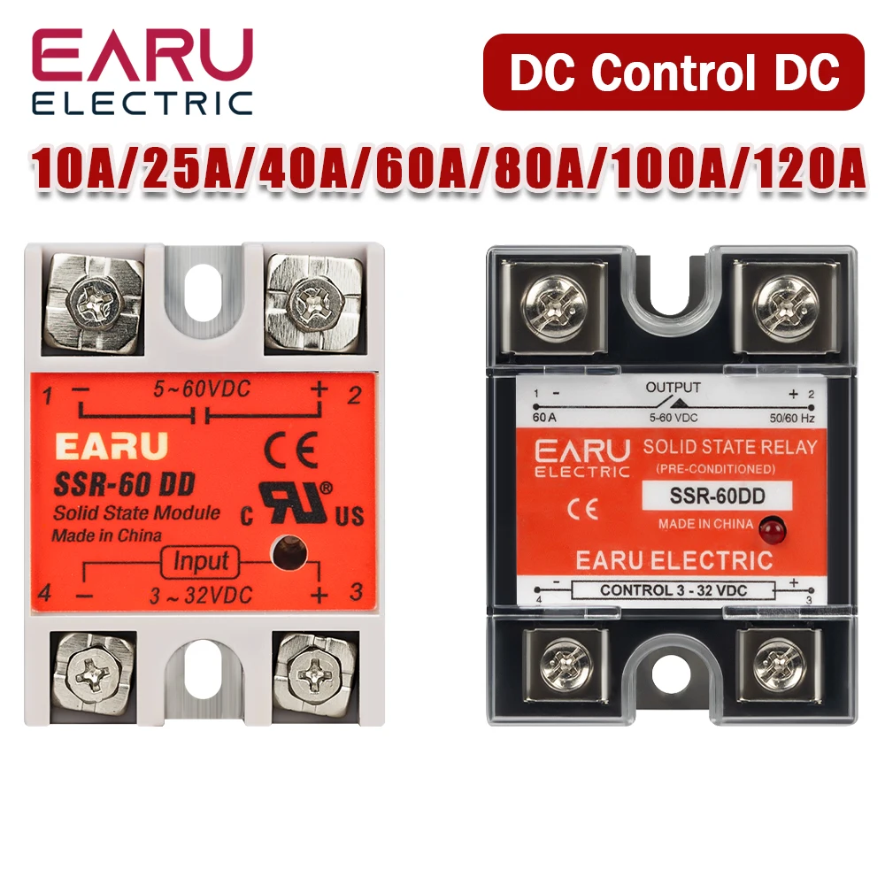 

Однофазный твердотельный релейный модуль EARUELECTRIC SSR