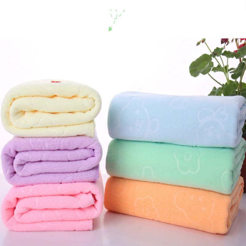 

6pcs/Set Bath Towels Set for Adults Large Thick Beach Terry Towel Quick Drying Microfiber Towels Absorbent Washcloth for Shower