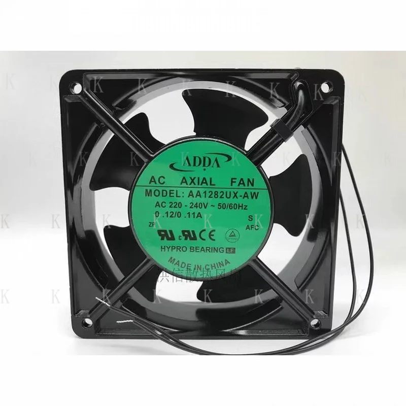 Фото C ДЛЯ 1 ШТ. ADDA AA1282UX-AW AC220-240V 0.12/0.11A 120*120*38MM Охлаждающий вентилятор №1