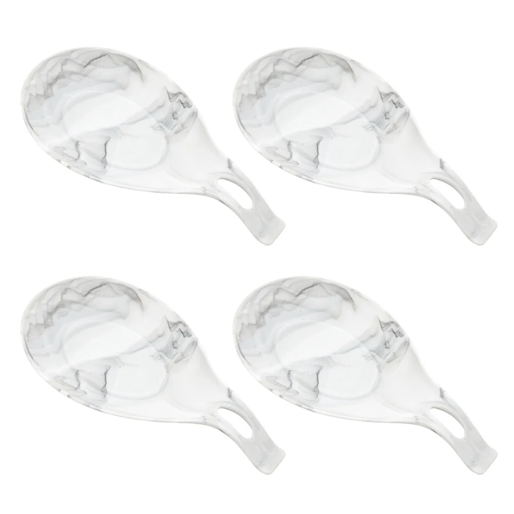 

4pcs Durable Silicone Spoon Storage Pads Spoon Holders Stands Kitchen Supplies