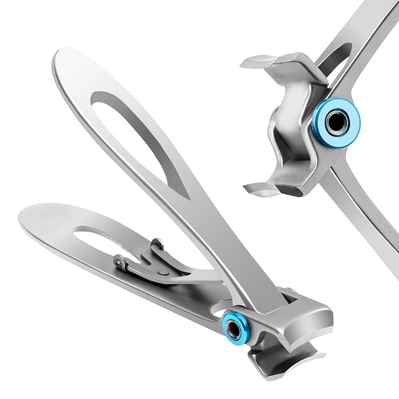 

Wide Mouth Nail Clippers Oblique Nail Scissors Stainless Steel Thick Nail Scissors Manicure Tools Sharp Durable Scissors Trimmer