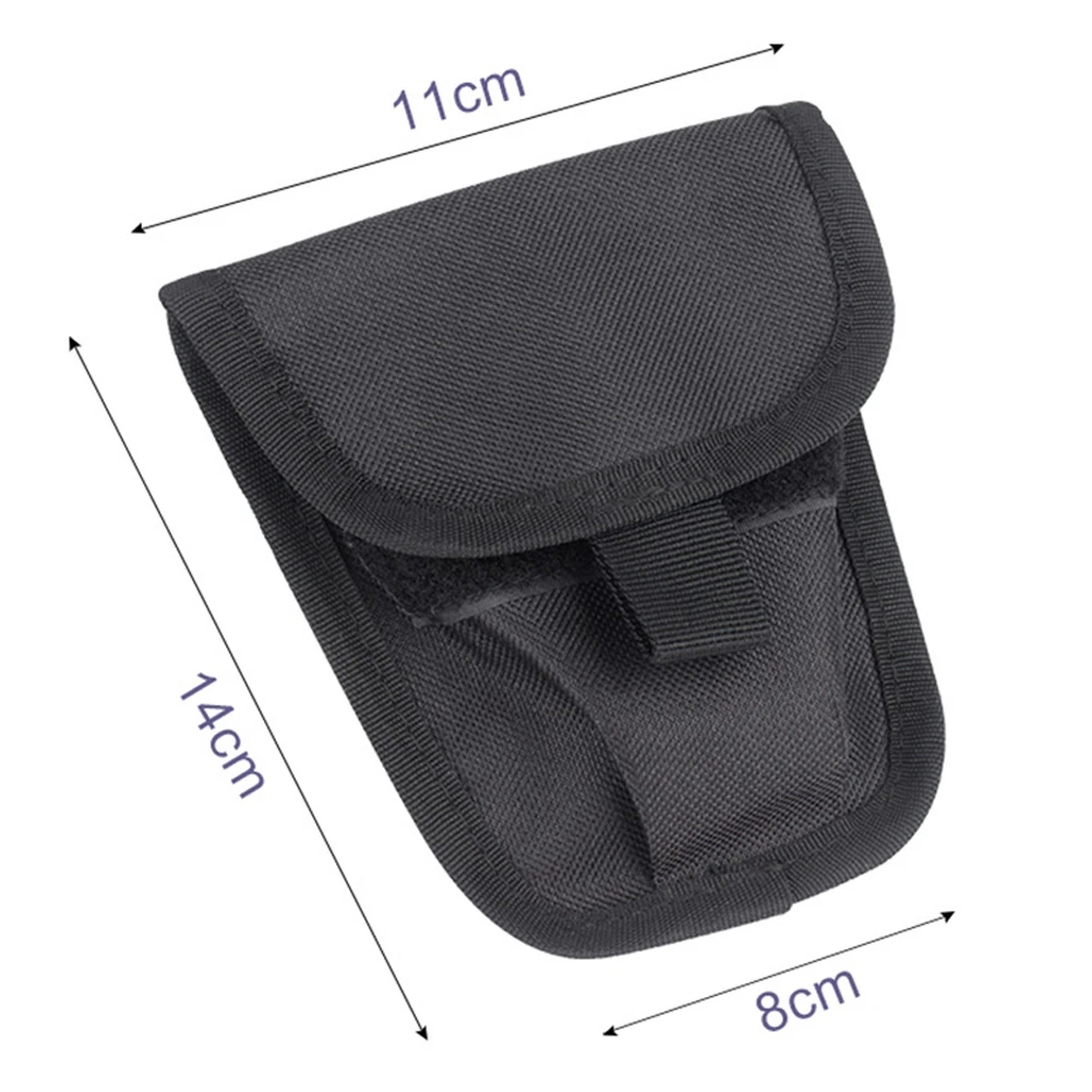 

Hunting Waist Bag Handcuffs Bag Outdoor Waist Pockets Black Holder Nylon