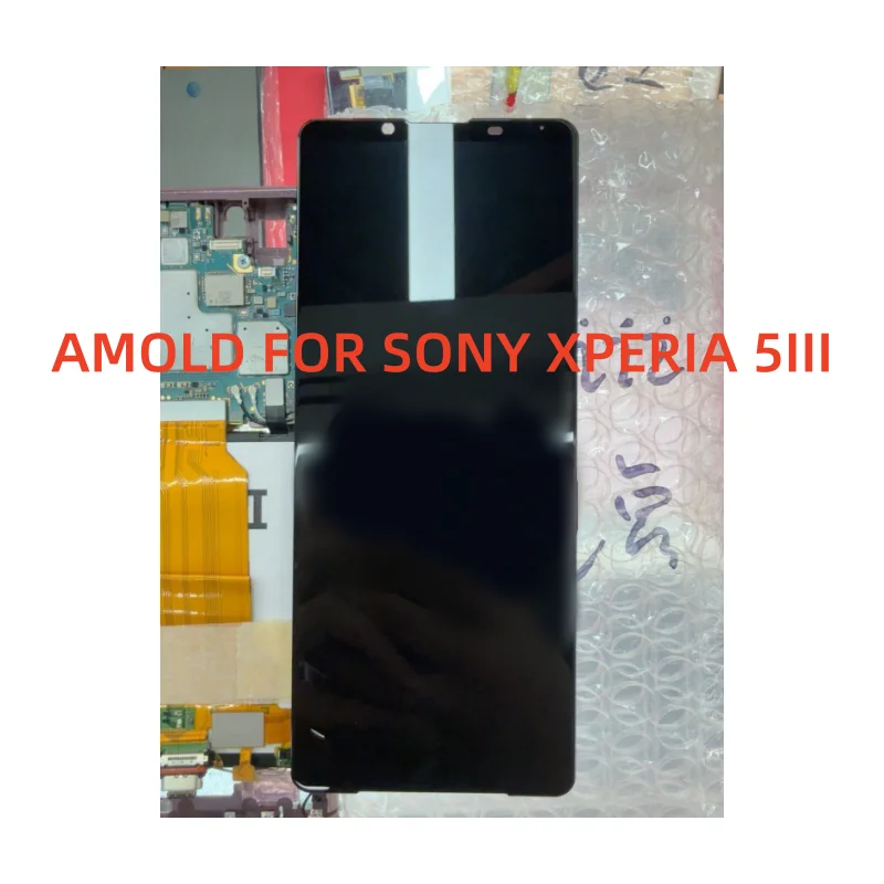Фото AMOLED-экран для SONY Xperia 5iii, оригинальный дисплей с сенсорным экраном в сборе, замена №1