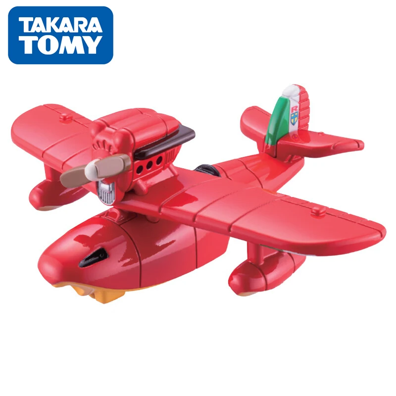 

Модель автомобиля TAKARA TOMY Tomica из сплава, детская игрушка, подарок для мальчика, модель самолета из красной свиньи, модная игрушка, подарок ручной работы