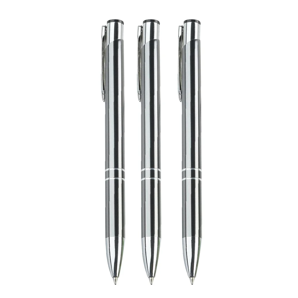 

6 Pcs Stationery School Pen Fine Point Ballpoint Pens Fine Aluminum Rod Gift Metal