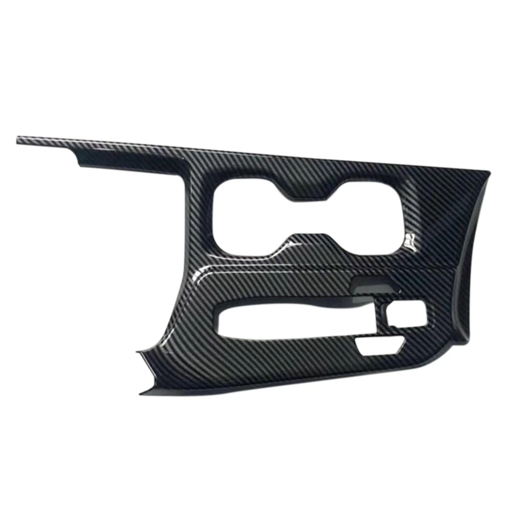 

Автомобильная центральная консоль из углеродного волокна, рычаг переключения передач, держатель стакана для воды, декоративная накладка д...