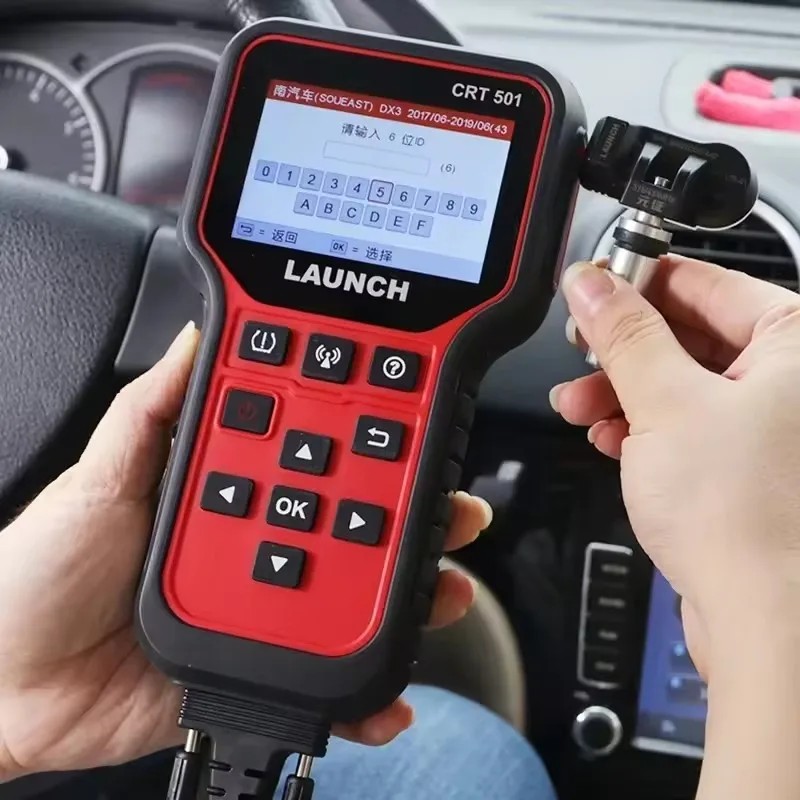 Фото Диагностический инструмент LAUNCH CRT501 TPMS (аналог CRT5011) 315 МГц и 433 МГц, активатор датчиков давления в шинах, программатор TPMS, OBD2 сканер для перепрограммирования №5