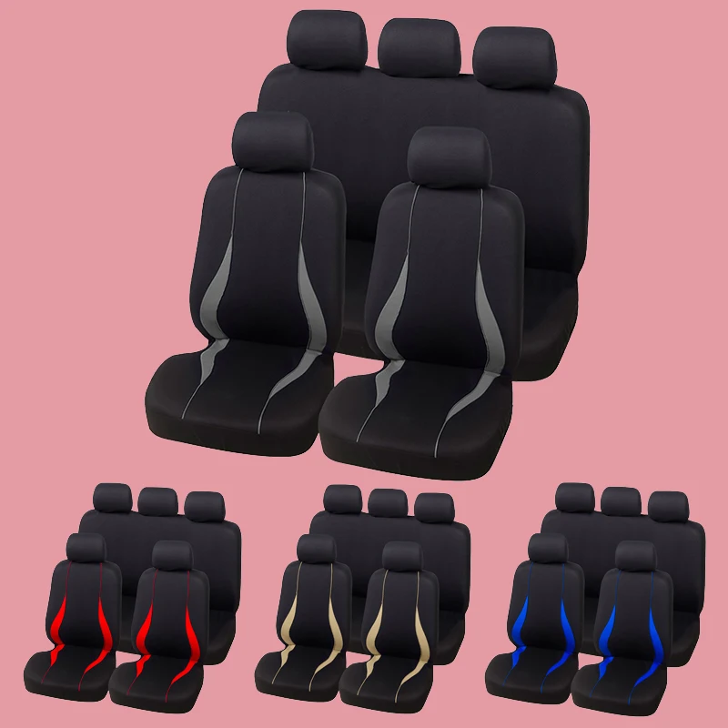 

Car Seat Cover 2mm Composite Sponge Polyester Cloth 100% Breathable Seat Cover Suitable for Most Car Seat Interiors