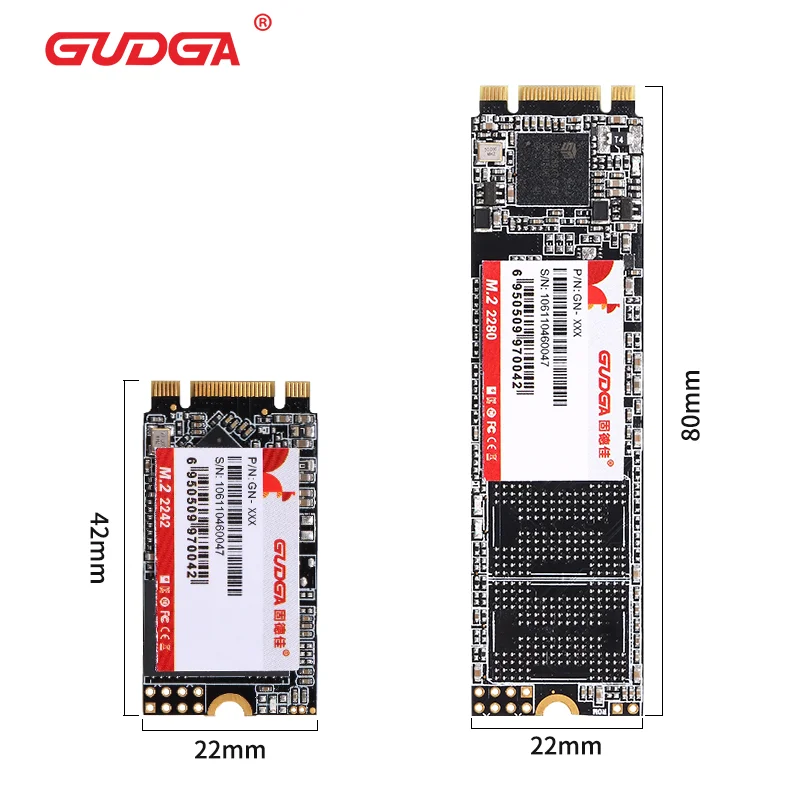 GUDGA M2 2280 SSD M.2 SATA ssd 256 ГБ 128 ТБ HDD 512g 120g NGFF 240 мм жесткий диск для настольного ноутбука |
