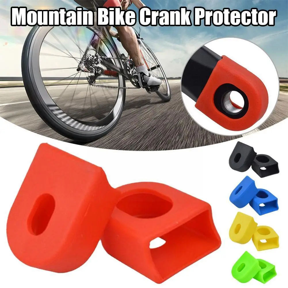 

Bicycle Crank Cover Silica Gel Material Bike's Upgrade Bicycle Parts Bike Performance Mountain Accessories Crank Q2n0
