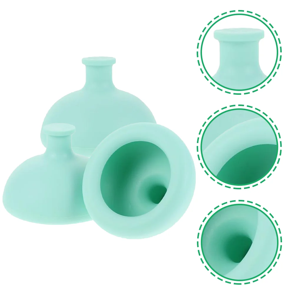 

3pcs Palm Sputum Cups Mucus Removal Devices Silicone Percussion Cups