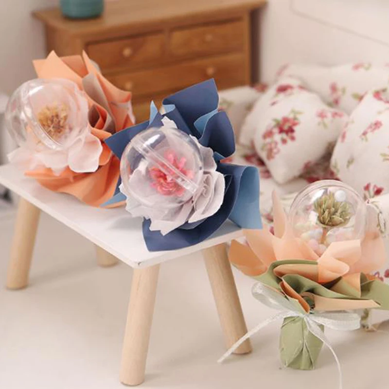 

Mini Flowers Plant Doll House Decor 1:12 DollHouse Furniture Toys Dollhouse Miniature Doll House Furniture Home Decoration