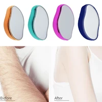 physical hair removal painless safe epilator easy cleaning reusable body beauty depilation tool nano glass hair eraser