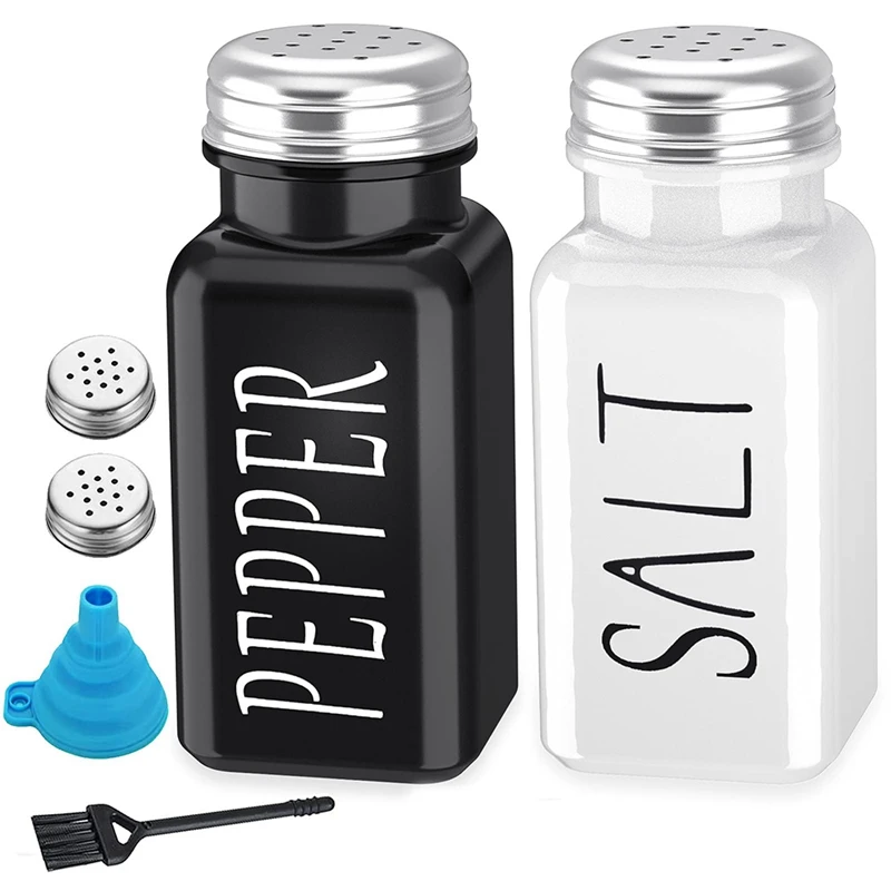 

6 шт., стеклянный шейкер для соли и перца, современный и милый фермерский набор соли и перца