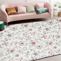american country plain elegant flower flowers bedroom living room kitchen bedside carpet doormat carpets for bed room