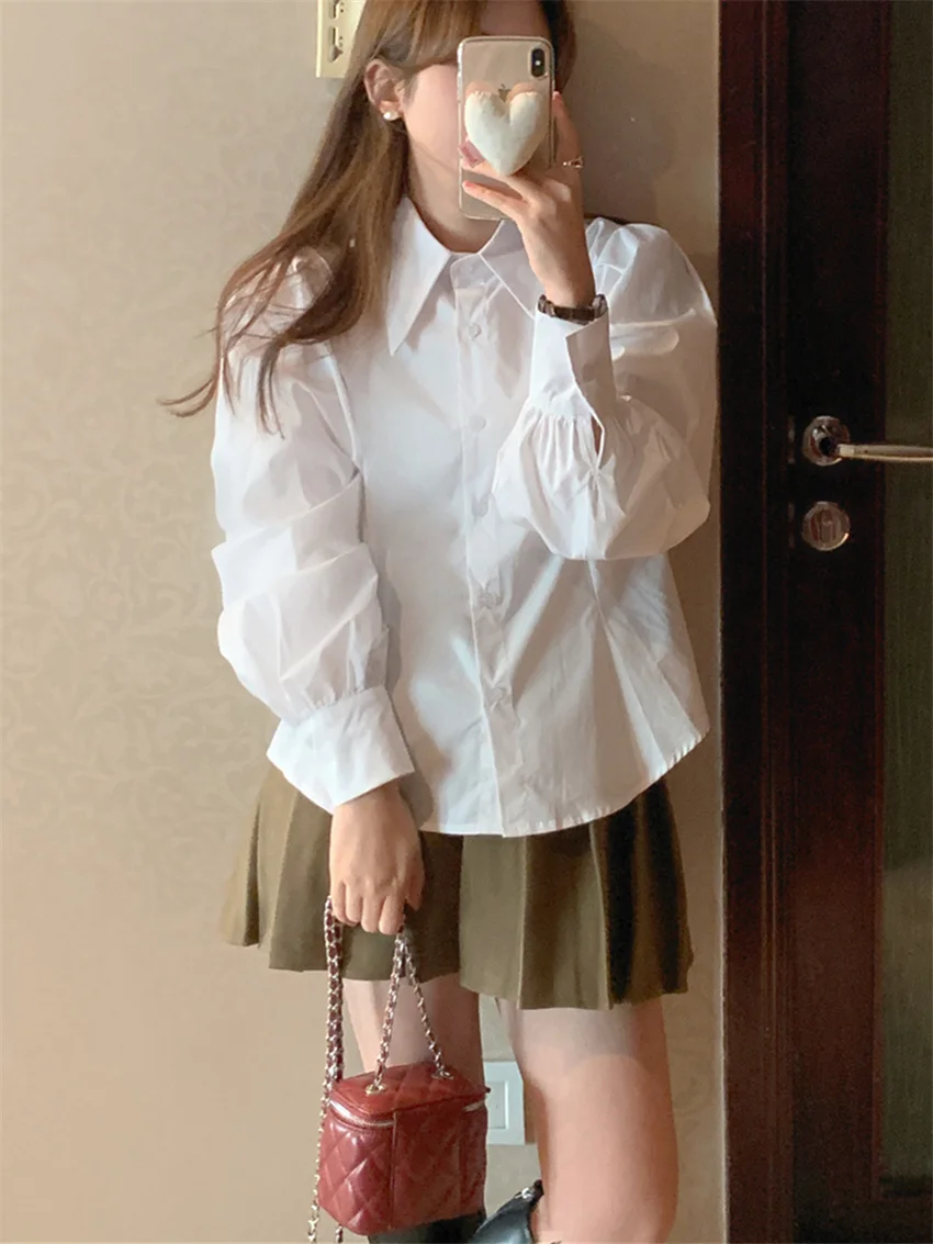 Alien Kitty повседневные однотонные рубашки женские элегантные офисные новые