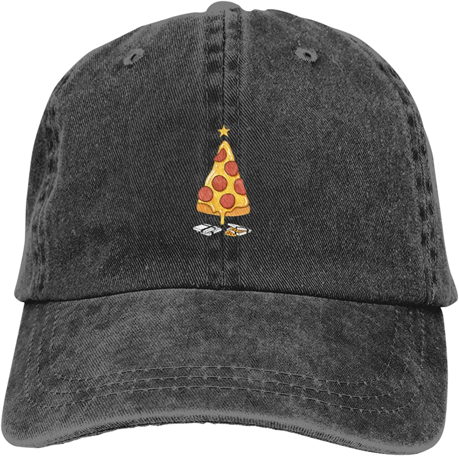 

Pizza Tree Retro Cowboy hat Sports Baseball Cap Adjustable hat