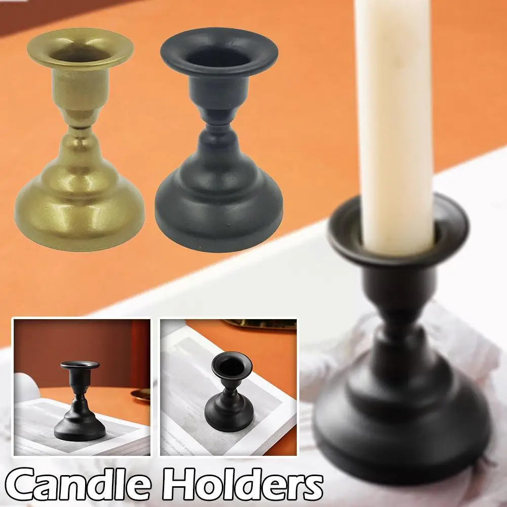 

Geometric Round Wrought Iron Candlestick Desktop Decorative Iro & Gold Metal Ornaments Housewear Dropshiping Wrought Furnis U7u9
