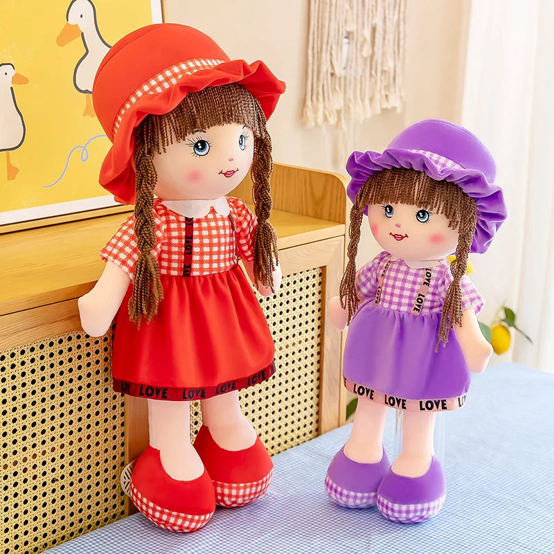 

Симпатичная мягкая клетчатая кукла, 30 см, плюшевые игрушки, Подушка для офиса, подушка для сна, удобная домашняя подушка, детский Декор, рожд...