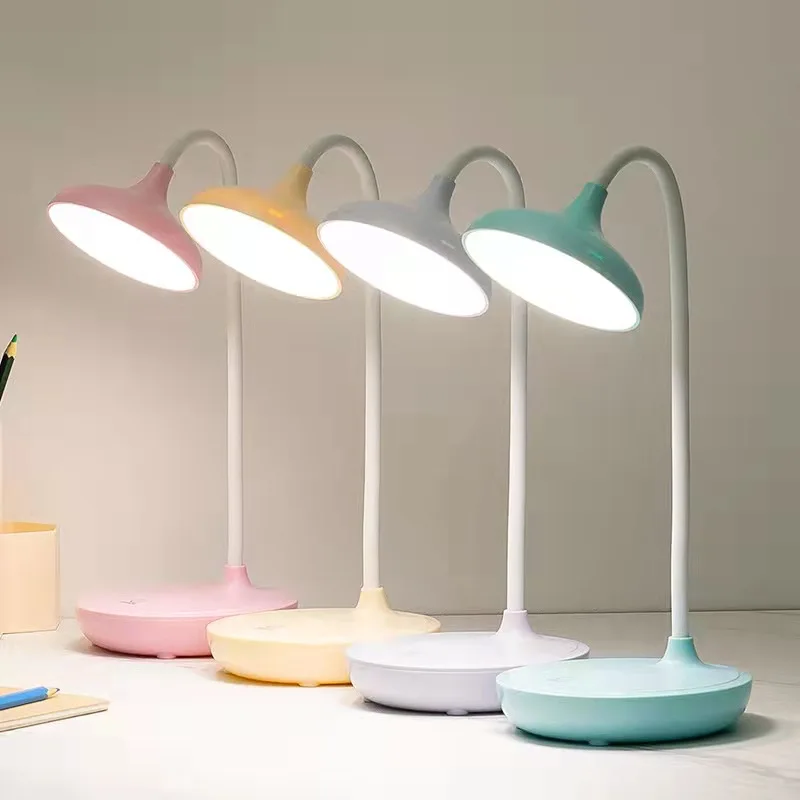 

2022 New LED Foldable 3Modes Reading Lamp Dimmable Touch USB Office Table Light Eye-protect Study Lamp Home Bed Side Night Light