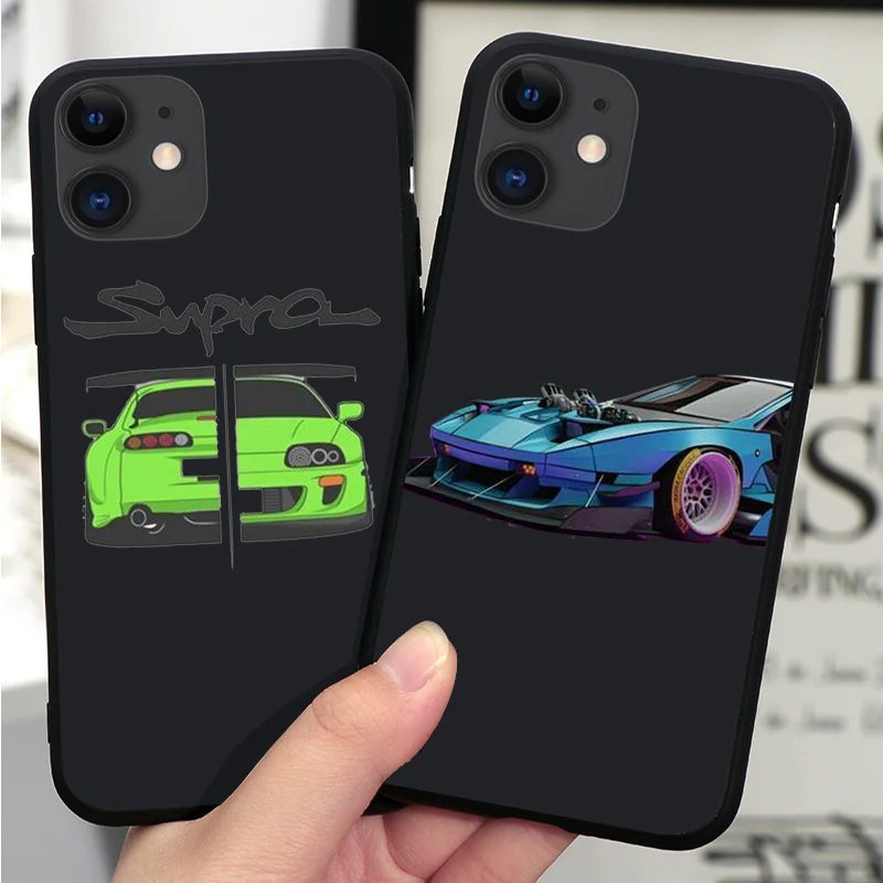 

Японский автомобильный чехол для iPhone 14 13 12 11 Pro XS MAX 7 XR X 8 6 Plus