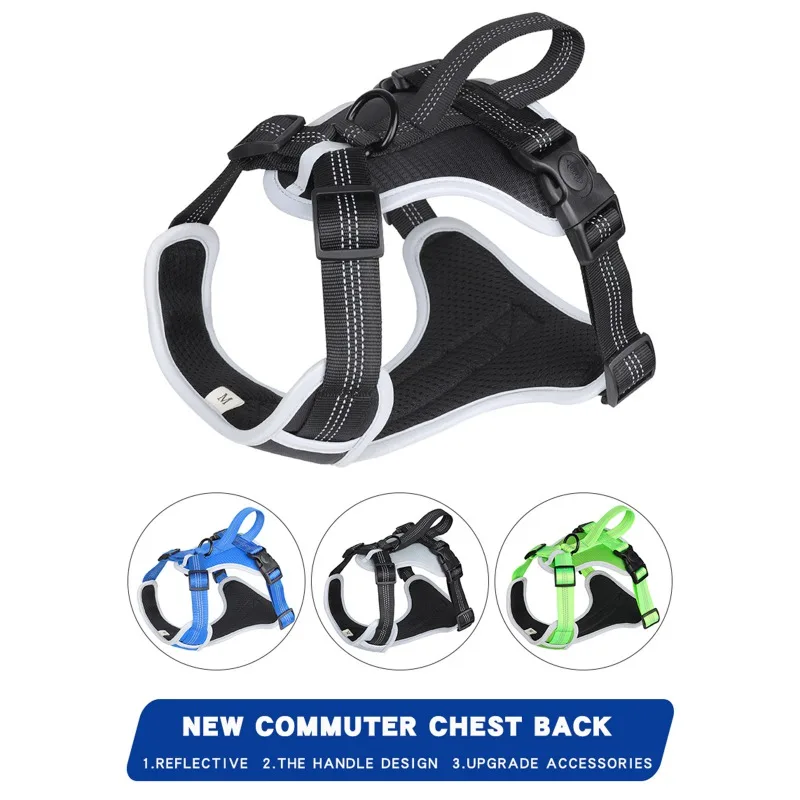 

Регулируемая шлейка для щенков, светоотражающий нагрудный жилет для собак и щенков