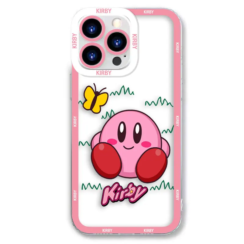 The Game мультфильм K-Kirby прозрачная фотография для REALME 5 6 7 7I 8 8I 9 9I 10 C67 C55 C53 C35 C33 C31 C30 C21Y