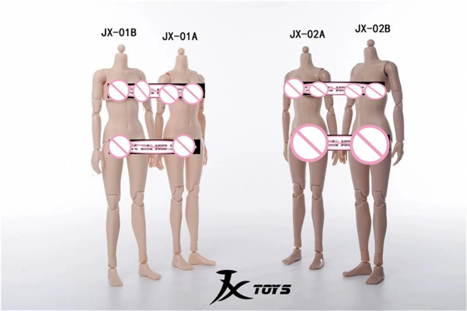 JXTOYS 1/6 JX01 JX02 женский СОЛНЦЕЗАЩИТНЫЙ/бледный кожаный корпус большая/средняя грудь Гибкая Для 12-дюймового солдатика экшн-фигурки куклы модели игрушки