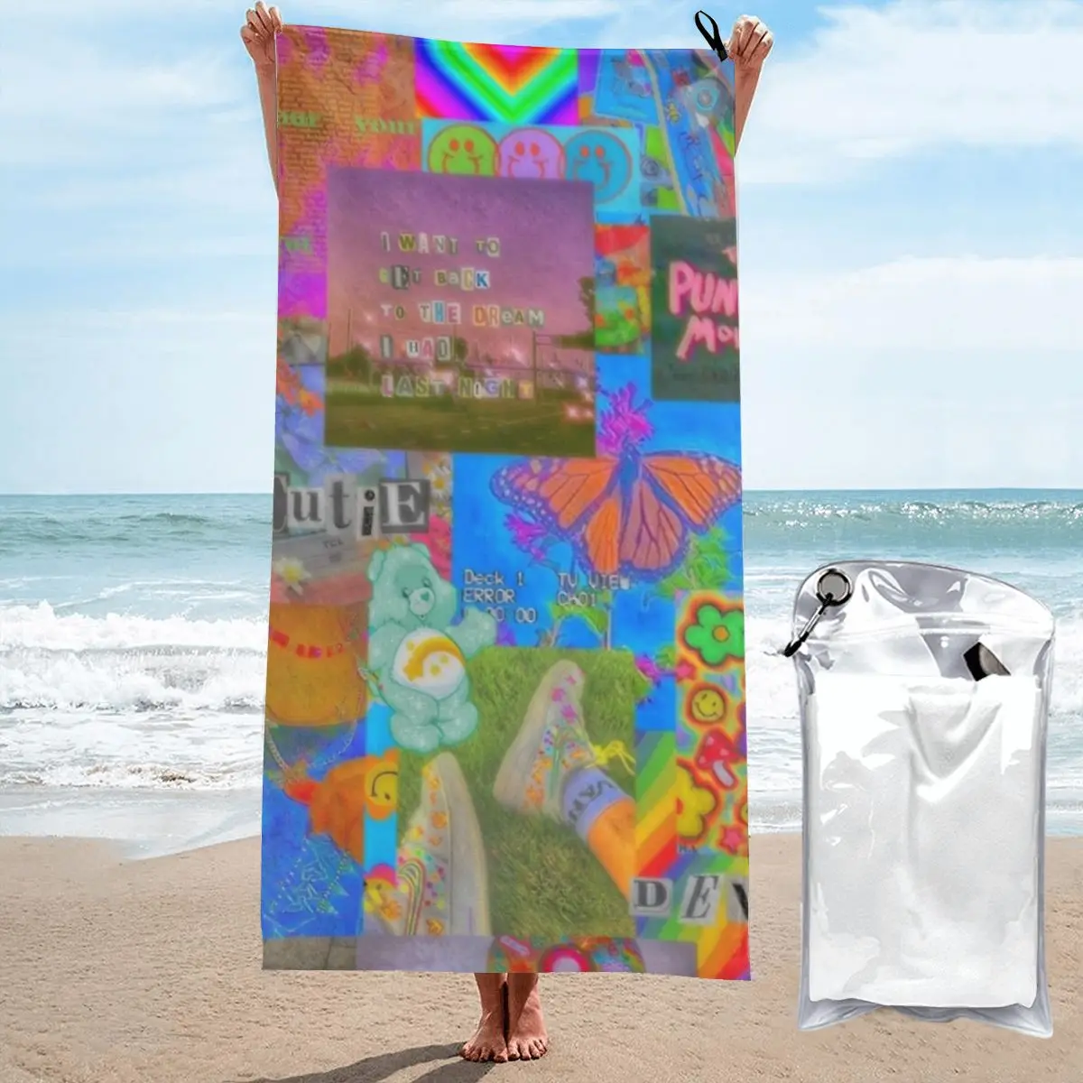 

Beautiful Poly Cotton Bath Towel Men's Kitchen Quick Dry Towel Blanket Outdoor Travel Portable Quick drying Super Absorbent Soft