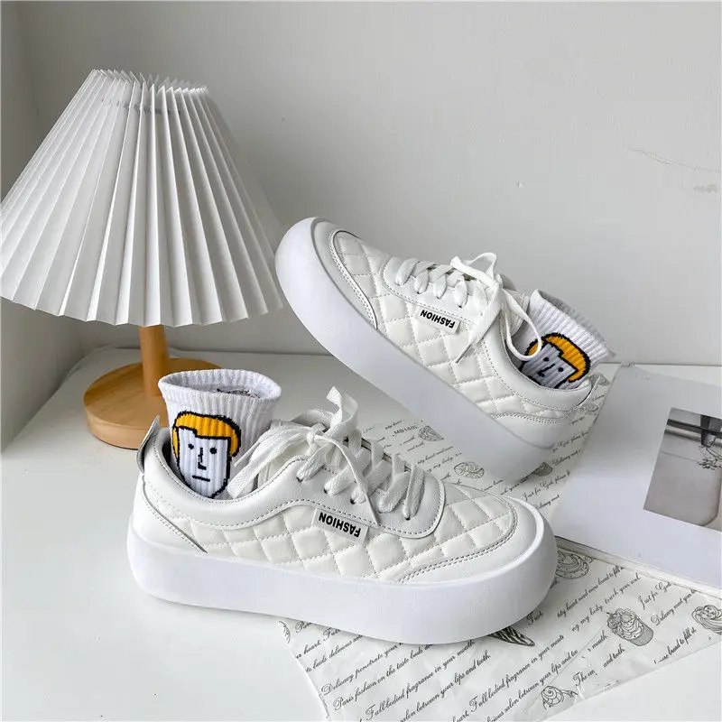 

Spring Sneakers Japan White Women's Sports Shoes Casual Canvas Flat Designer Summer Platform Rubber Vulcanize Running Athletic