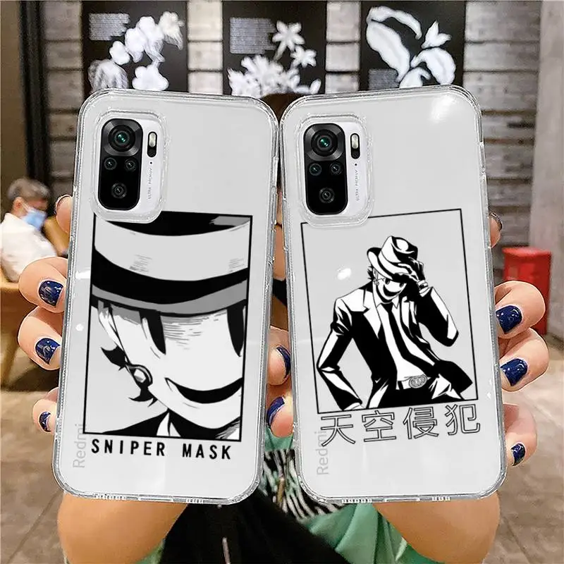 

Anime High-Rise Invasion Phone Case For Xiaomi 11 Redmi Note 10 9 8 7 pro lite T A S 10T 9A 9S 8T Pro 4G Transparent Case