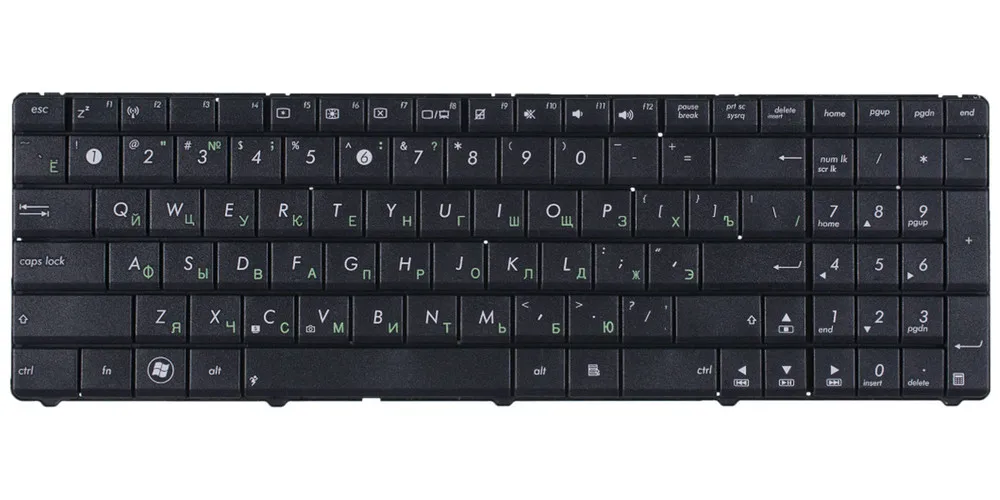 Клавиатура черная для ASUS K53SD |