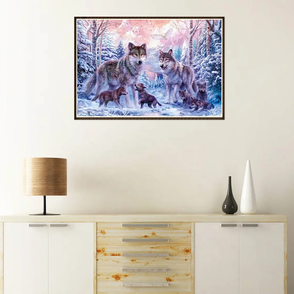 

1pc 5D DIY Unframed Crystal Drawing Embroidery Painting by Diamond Cross Stitch