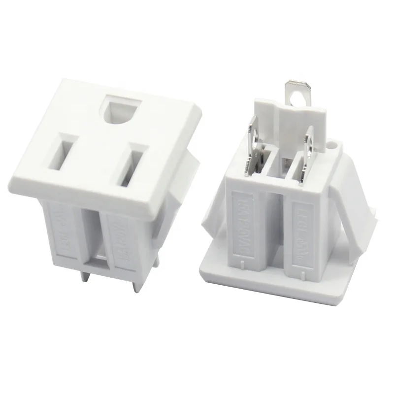 

3PIN AC US Nema 5-15R Inline Socket Plug Adapter Industrial Power Connector Power Supply Output Outlet