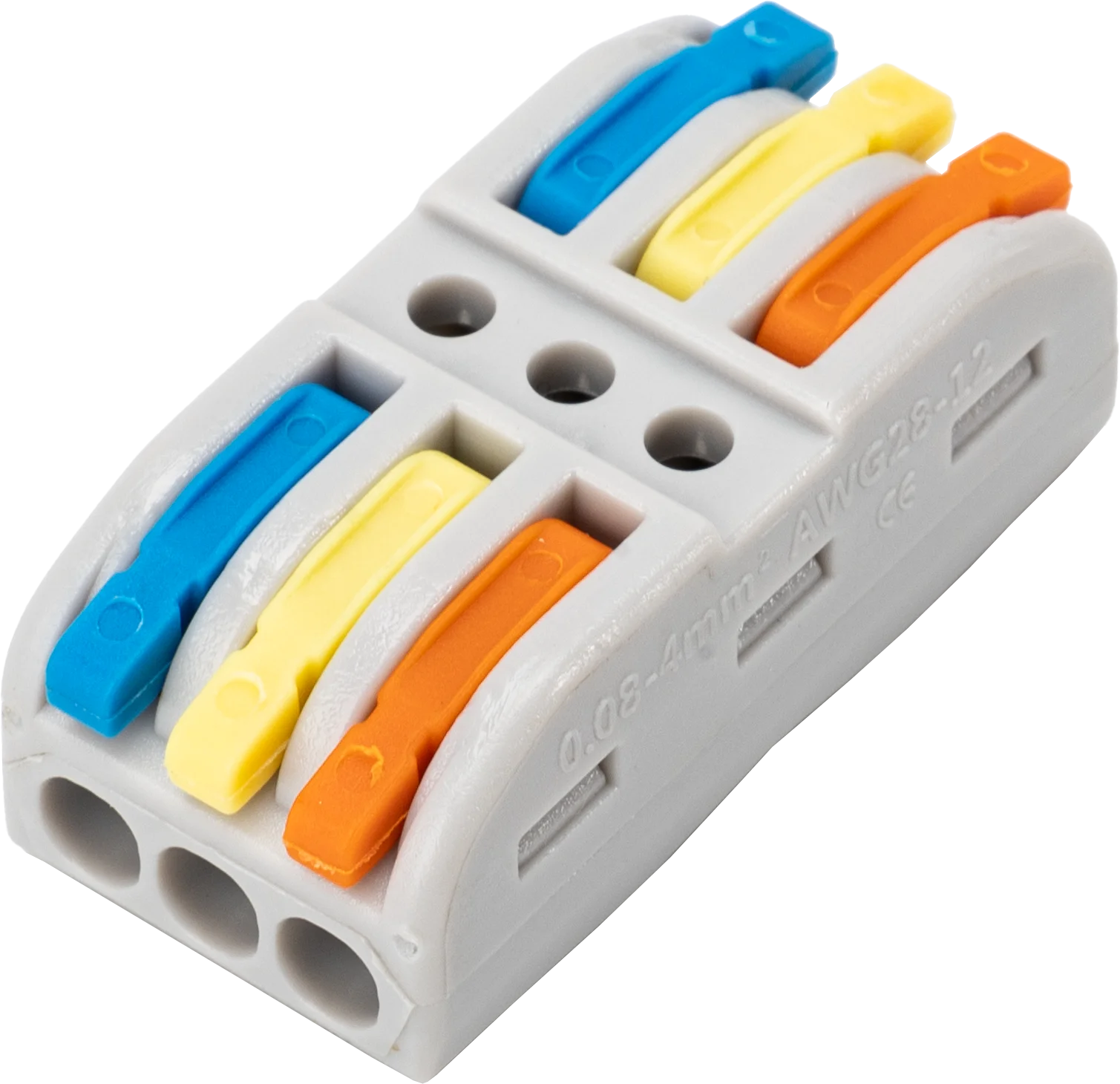 

ETEC Мини-быстрый проводник, вставной клеммный блок, компактный универсальный разъем для сращивания контактов, 1 дюйм, несколько выходов с крепежным отверстием