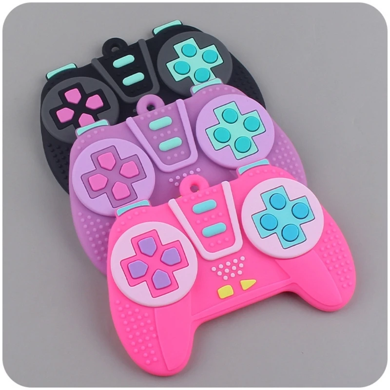 

Silicone Game Controller Teething Toy for Baby 3 Months & Up Sensory Teether Toy for Toddler Girls&Boys Birthday Gift